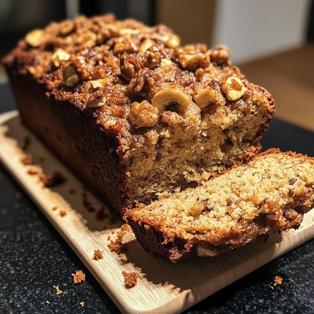 Einfaches Bananenbrot