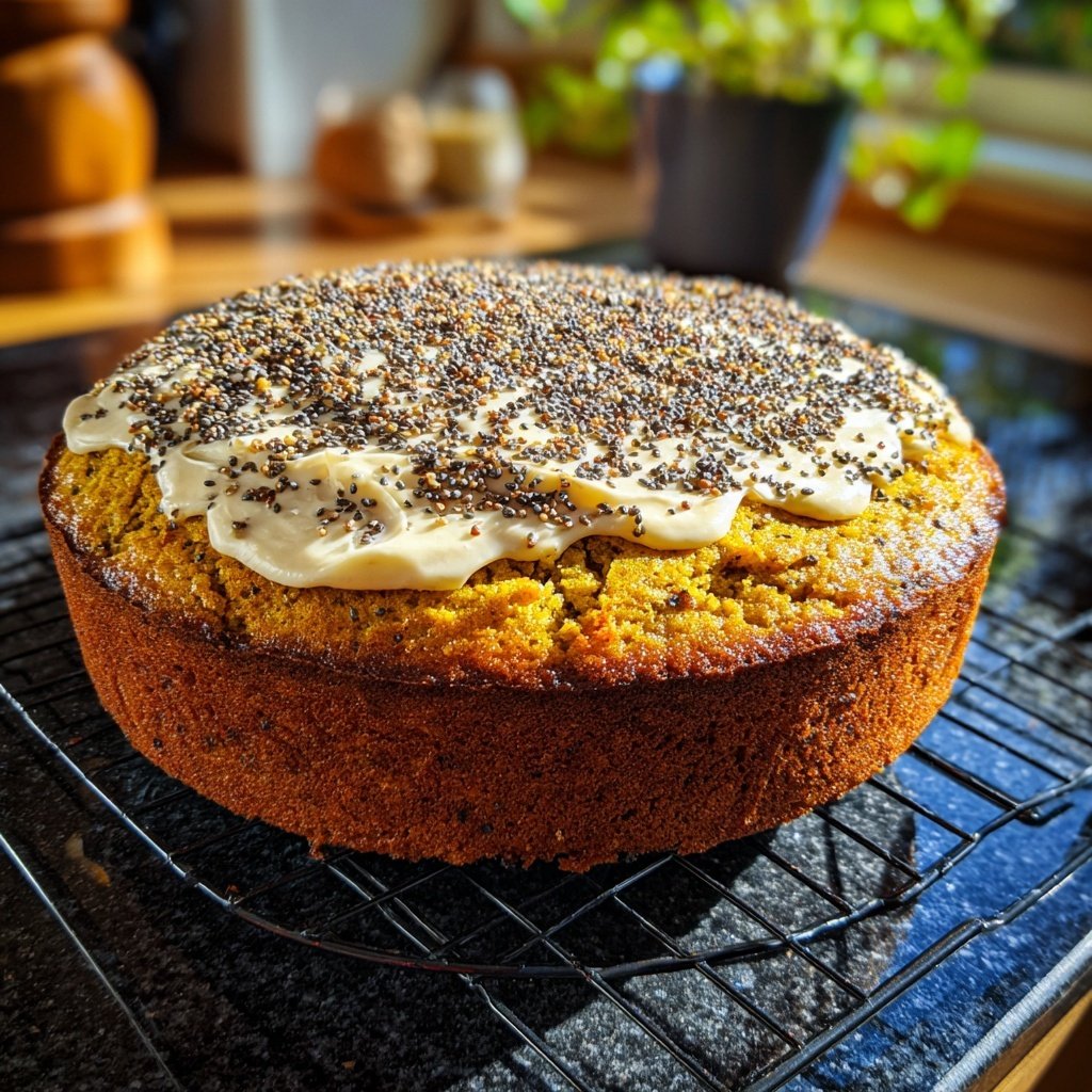 Karottenkuchen Mit Mohn