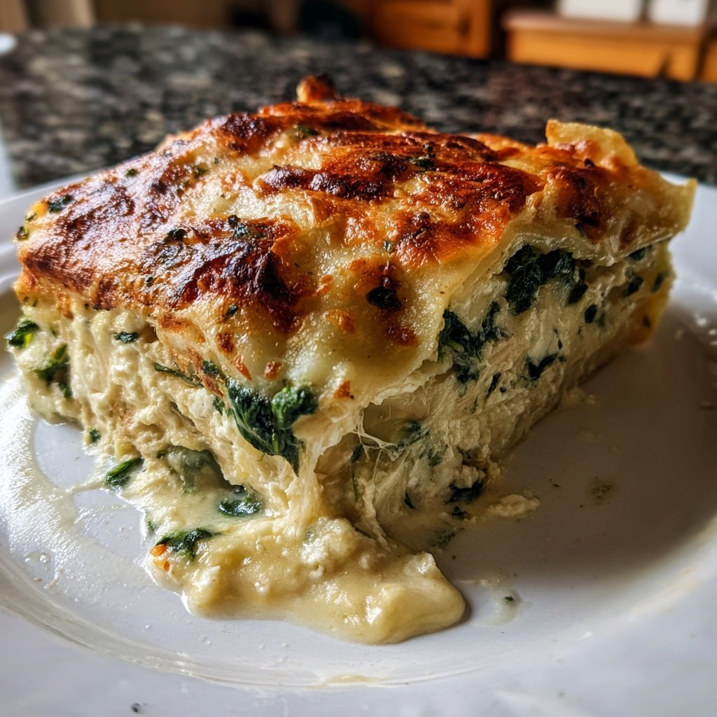 Lasagne mit Spinat und Ricotta